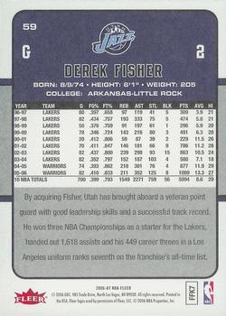 Derek Fisher  basketball card collectible - Main Image 2