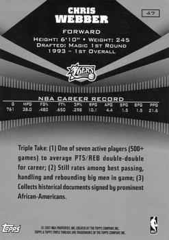 Chris Webber  basketball card collectible - Main Image 2