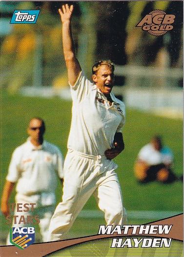 Matthew Hayden  cricket card collectible - Main Image 1