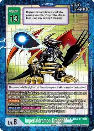 Imperialdramon: Dragon Mode  gaming card collectible - Main Image 1