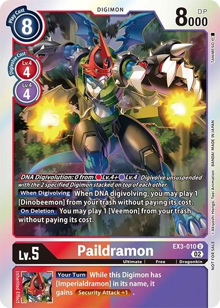 Paildramon gaming card collectible - Main Image 1