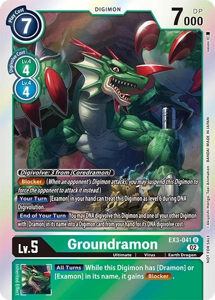 Groundramon  gaming card collectible - Main Image 1