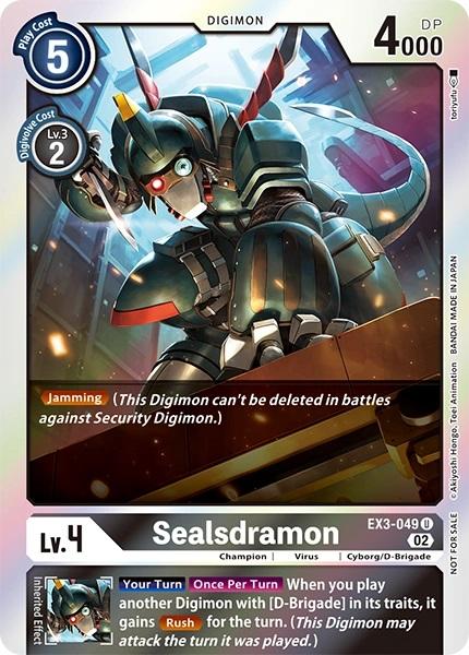Sealsdramon  gaming card collectible - Main Image 1