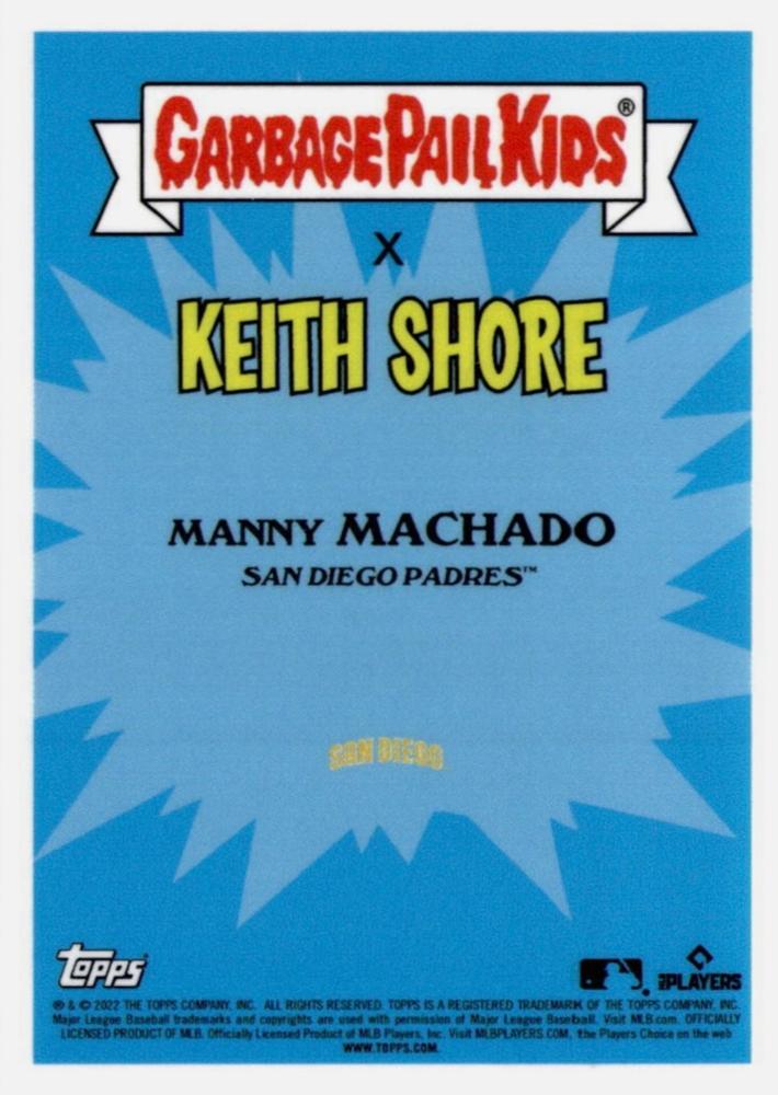 Many Machado  gpk card collectible - Main Image 2