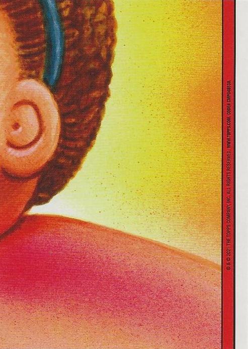 Wavy Davy  gpk card collectible - Main Image 2