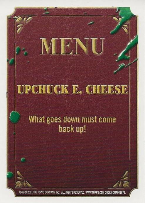 Barf Out Al  gpk card collectible - Main Image 2