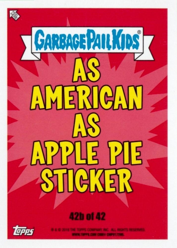 Cover Up Chuck  gpk card collectible - Main Image 2