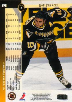 Ron Francis  hockey card collectible - Main Image 2