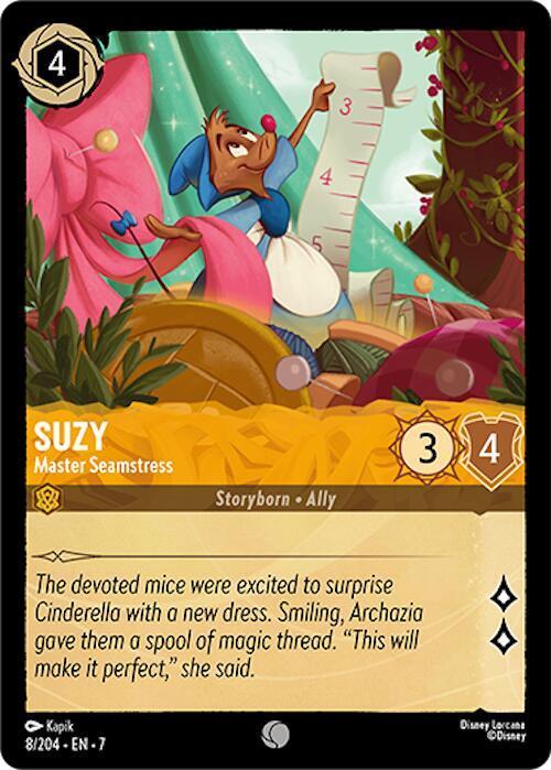 Suzy - Master Seamstress lorcana card collectible - Main Image 1