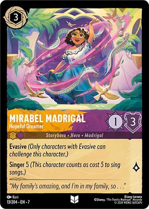 Mirabel Madrigal - Hopeful Dreamer lorcana card collectible - Main Image 1
