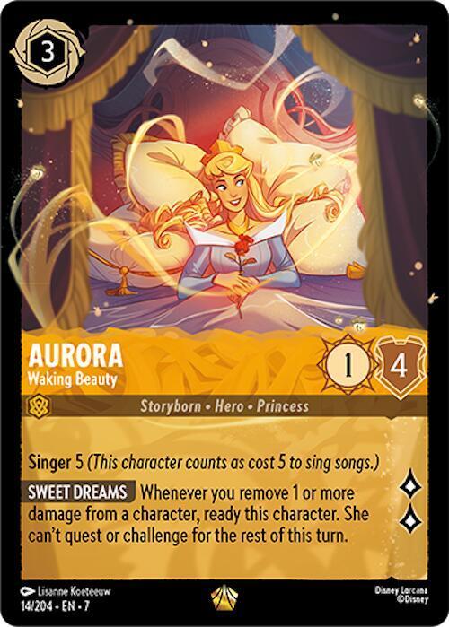 Aurora - Waking Beauty lorcana card collectible - Main Image 1