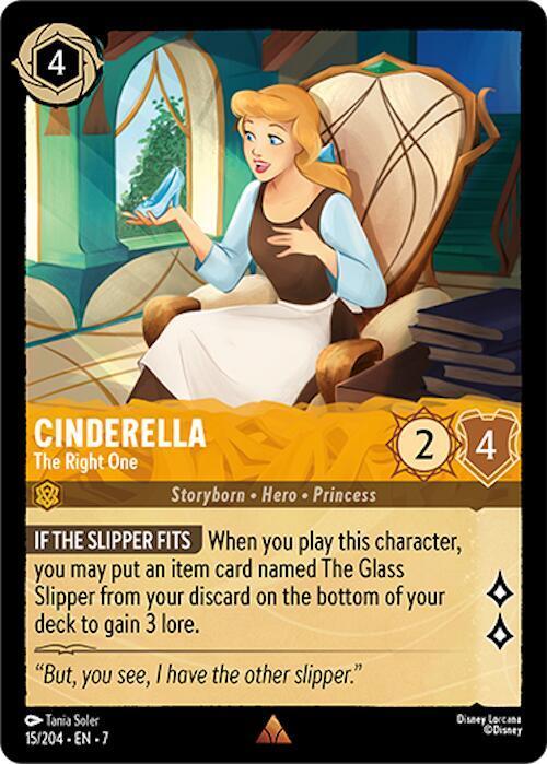 Cinderella - The Right One lorcana card collectible - Main Image 1