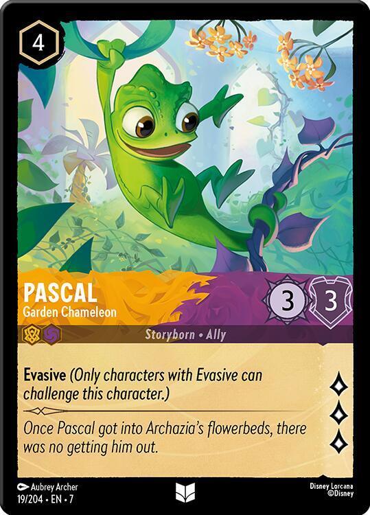 Pascal - Garden Chameleon  lorcana card collectible - Main Image 1