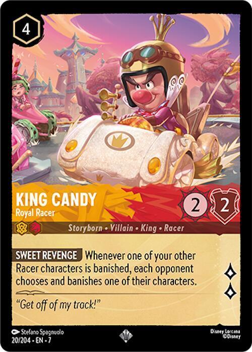 King Candy - Royal Racer lorcana card collectible - Main Image 1