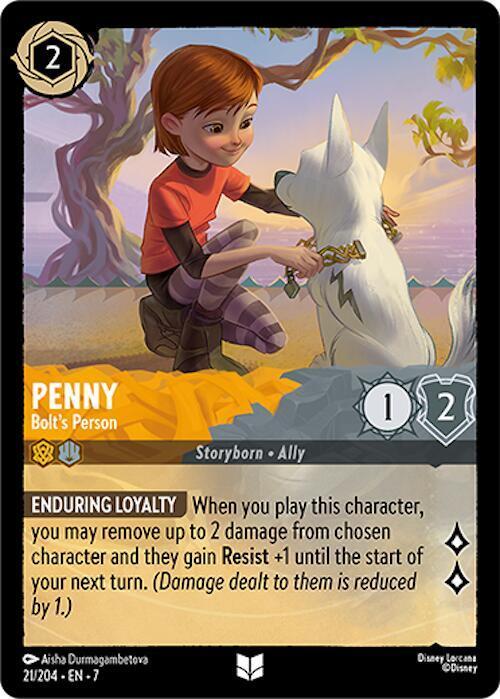 Penny - Bolt’s Person lorcana card collectible - Main Image 1