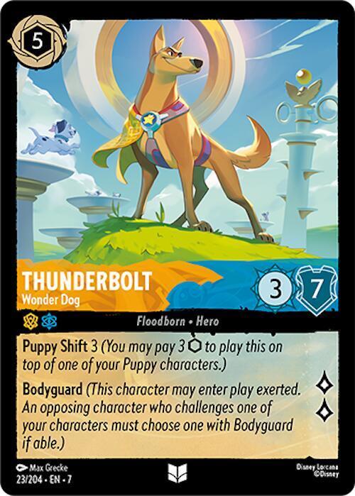 Thunderbolt - Wonder Dog lorcana card collectible - Main Image 1