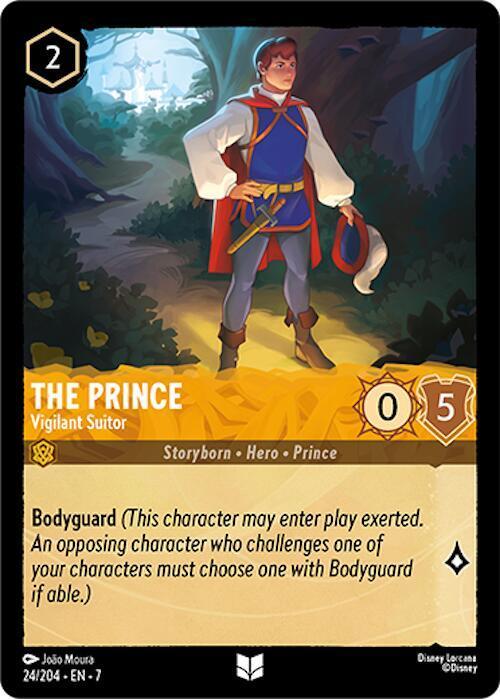 The Prince - Vigilant Suitor lorcana card collectible - Main Image 1