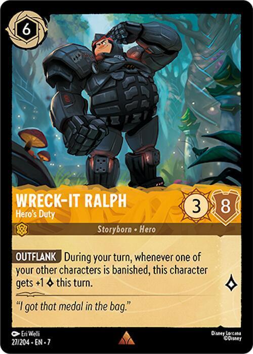 Wreck-It Ralph - Hero’s Duty lorcana card collectible - Main Image 1