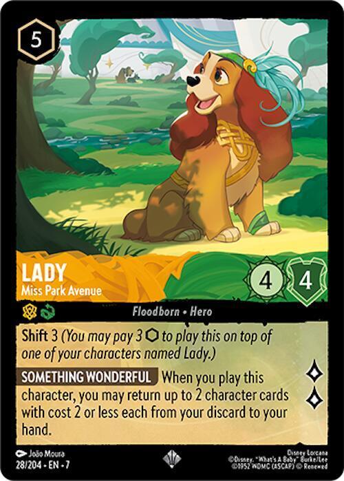Lady - Miss Park Avenue lorcana card collectible - Main Image 1