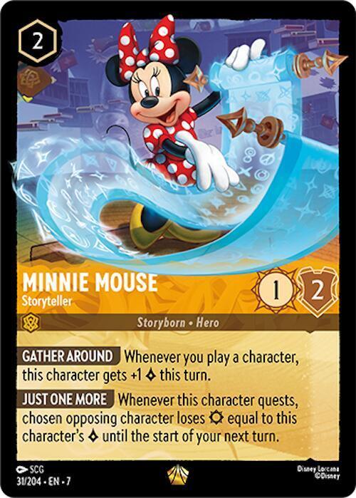 Minnie Mouse - Storyteller lorcana card collectible - Main Image 1