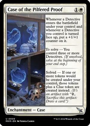Case of the Pilfered Proof  magic card collectible - Main Image 1