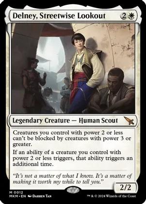 Delney, Streetwise Lookout  magic card collectible - Main Image 1