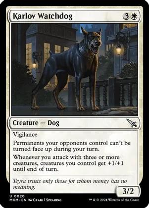 Karlov Watchdog  magic card collectible - Main Image 1
