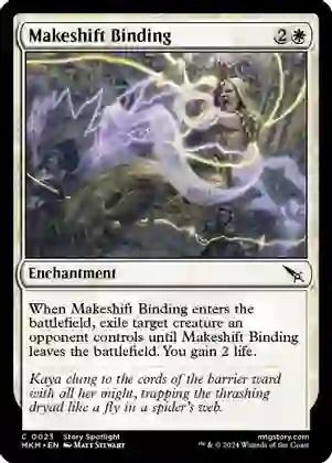 Makeshift Binding  magic card collectible - Main Image 1