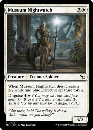 Museum Nightwatch  magic card collectible - Main Image 1