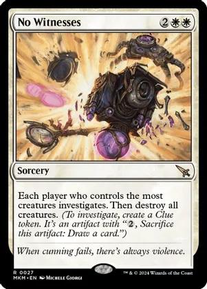 No Witnesses  magic card collectible - Main Image 1