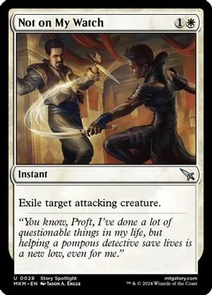 Not on My Watch  magic card collectible - Main Image 1