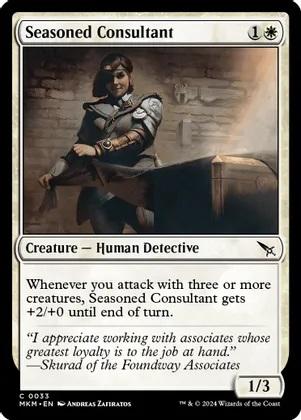 Seasoned Consultant  magic card collectible - Main Image 1