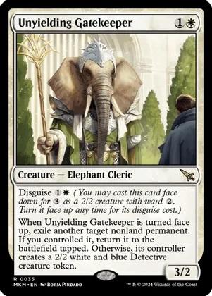 Unyielding Gatekeeper  magic card collectible - Main Image 1