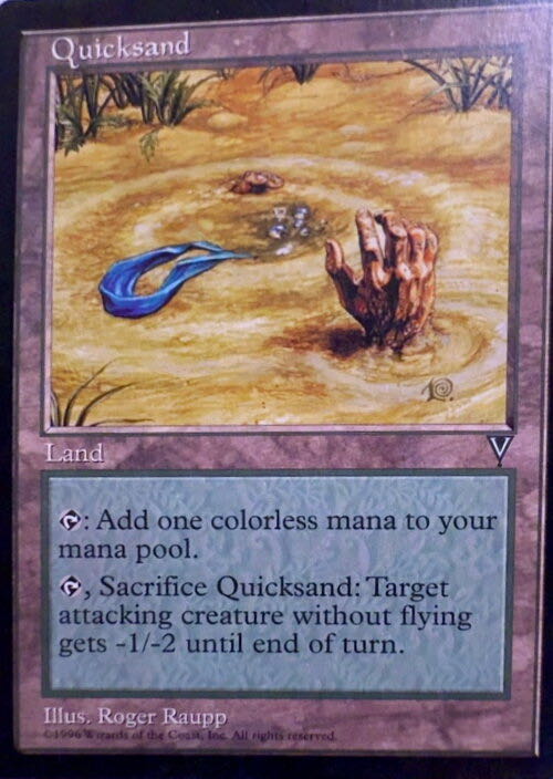 Quicksand  magic card collectible - Main Image 3