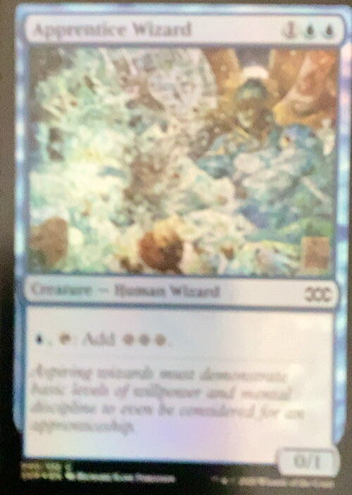 Apprentice Wizard  magic card collectible - Main Image 2