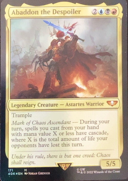 Abaddon the Despoiler  magic card collectible - Main Image 2