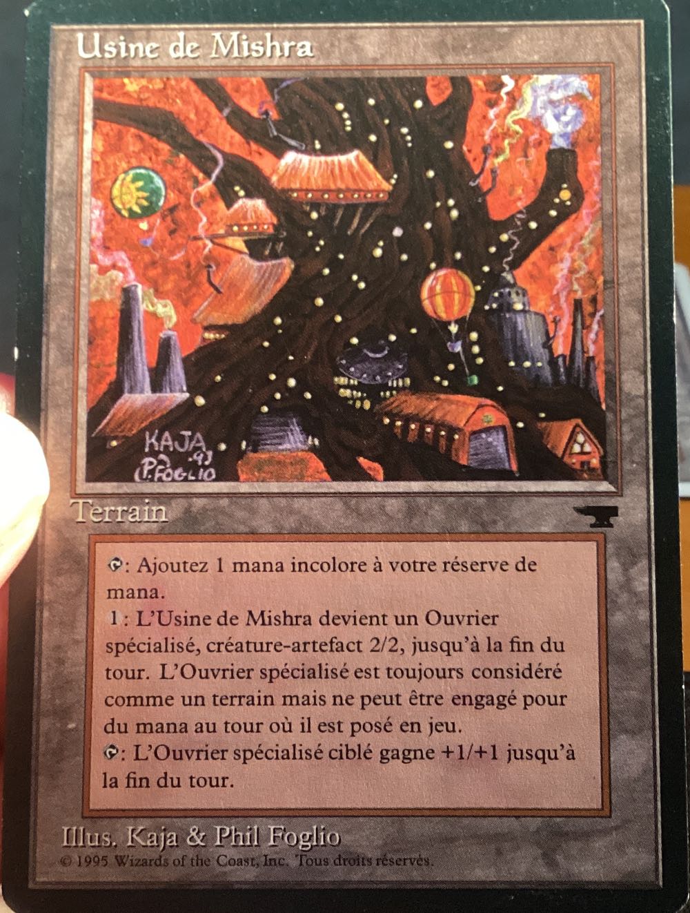 Mishra’s Factory  magic card collectible - Main Image 2