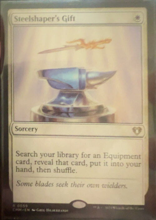 Steelshaper’s Gift  magic card collectible - Main Image 3