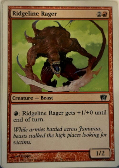 Ridgeline Rager  magic card collectible - Main Image 2