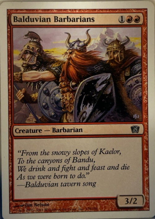 Balduvian Barbarians  magic card collectible - Main Image 3