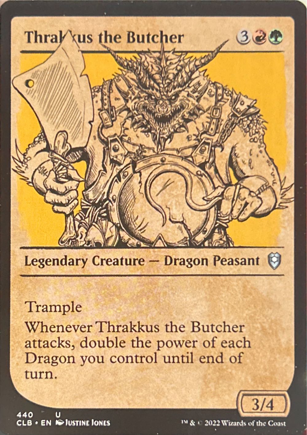 Thrakkus the Butcher // Thrakkus the Butcher  magic card collectible - Main Image 2