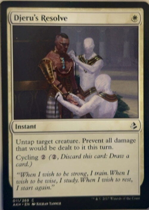 Djeru’s Resolve  magic card collectible - Main Image 2