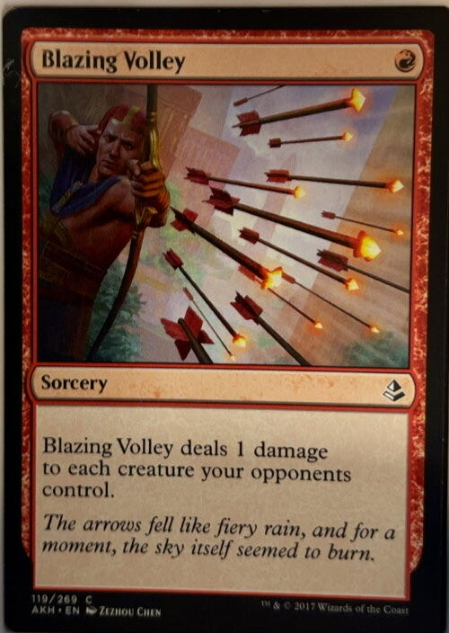 Blazing Volley  magic card collectible - Main Image 2