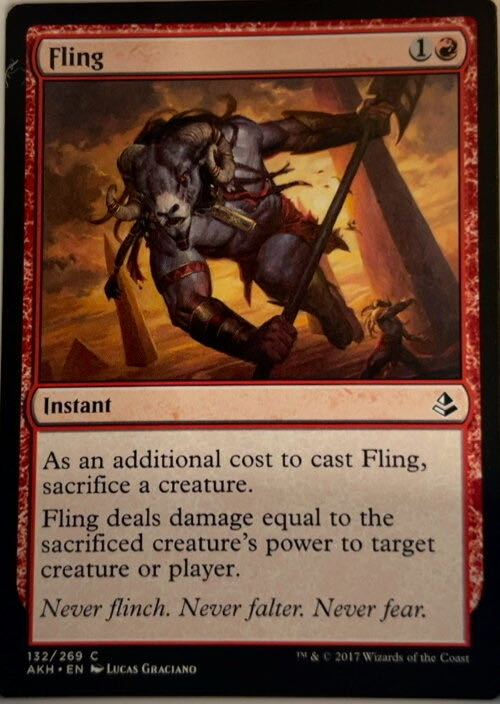 Fling  magic card collectible - Main Image 2
