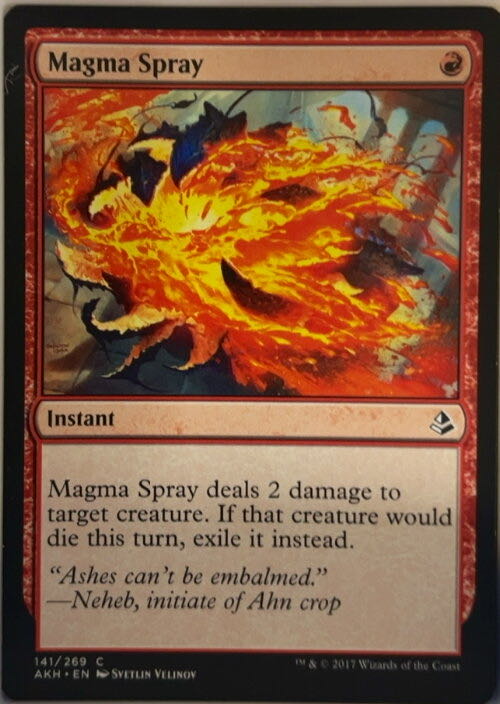 Magma Spray  magic card collectible - Main Image 2
