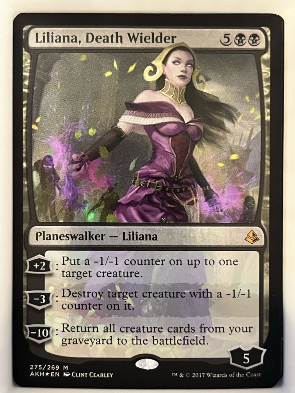 Liliana, Death Wielder  magic card collectible - Main Image 2