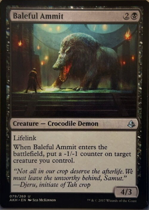 Baleful Ammit  magic card collectible - Main Image 2
