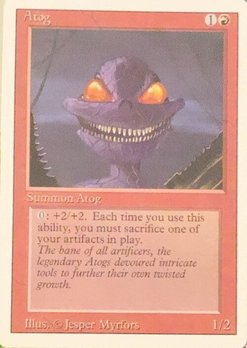 Atog  magic card collectible - Main Image 2