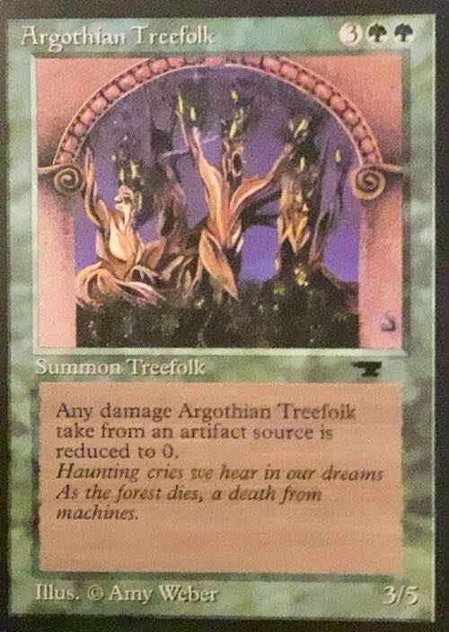 Argothian Treefolk  magic card collectible - Main Image 2