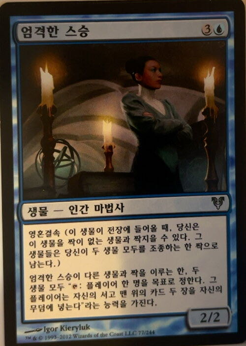 Stern Mentor  magic card collectible - Main Image 3
